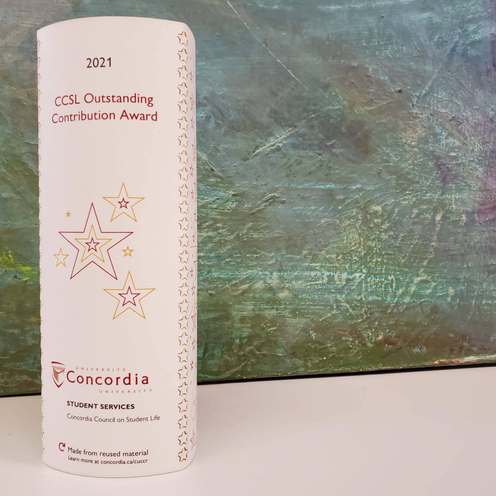 Concordia Council on Student Life Outstanding Contribution Award